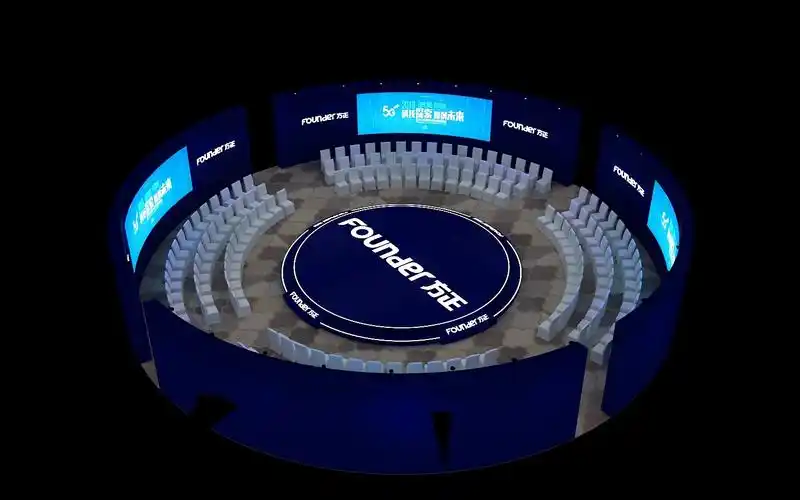 圆形舞美发布会设计