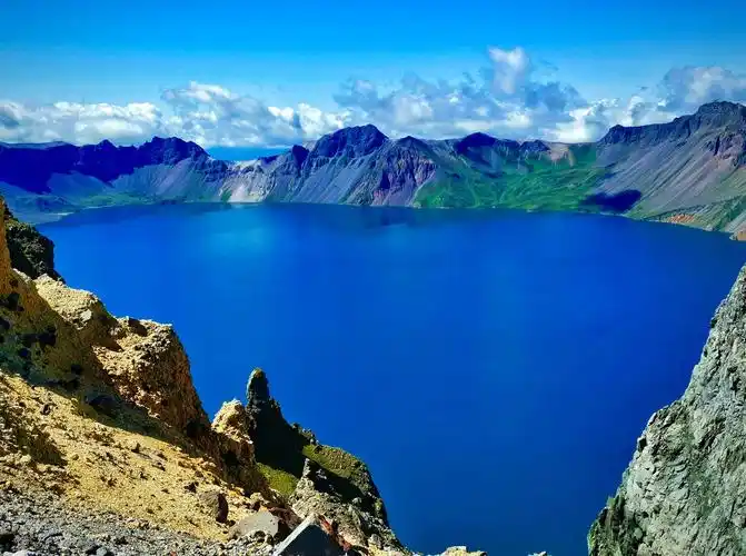 长白山天池,杠杠的