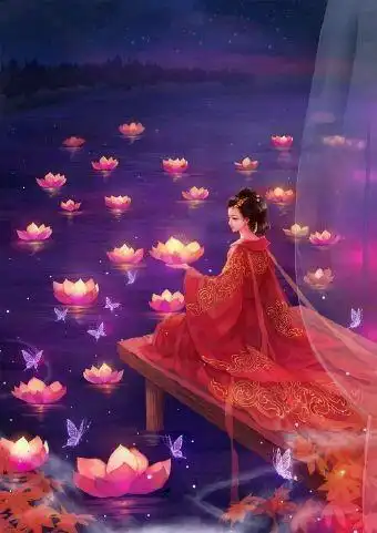 红衣霸气女子古风彼岸花图片 搜集了一些图片和资料现在发几