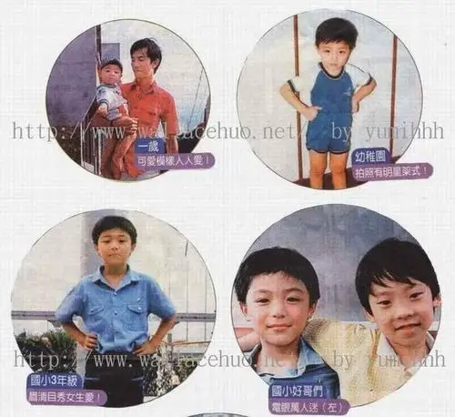 霍建华小时候的照片有哪些和长大的照片有哪些他的老婆又是谁