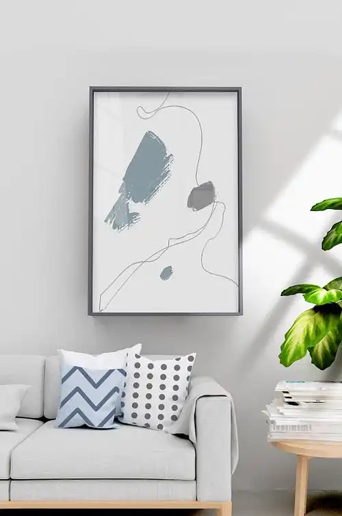 现代简约莫兰迪色系装饰画