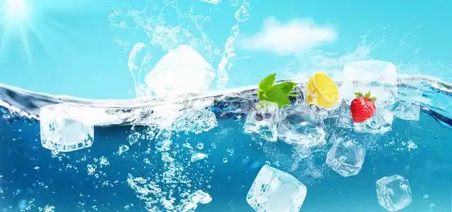 清爽夏季海报背景