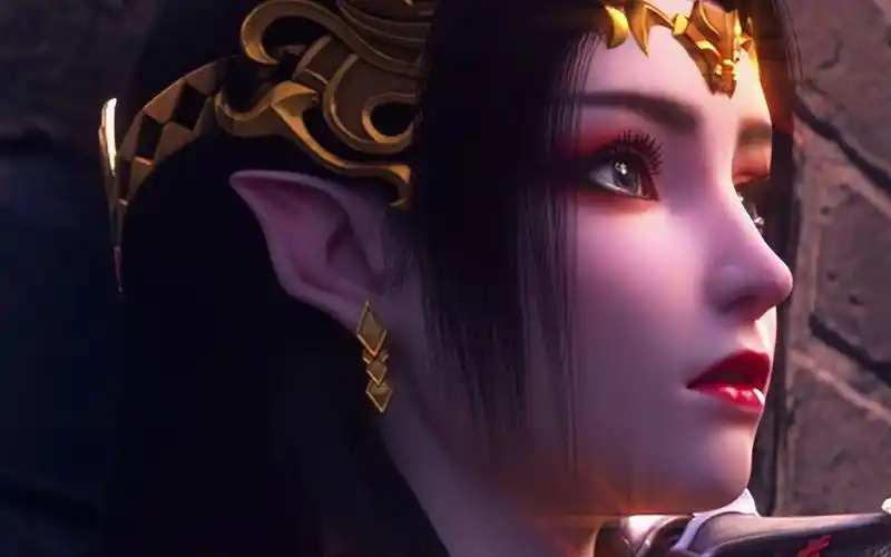 斗破苍穹美杜莎4k竖屏,高贵冰冷到娇羞情迷,蛇王到女王的完美蜕变