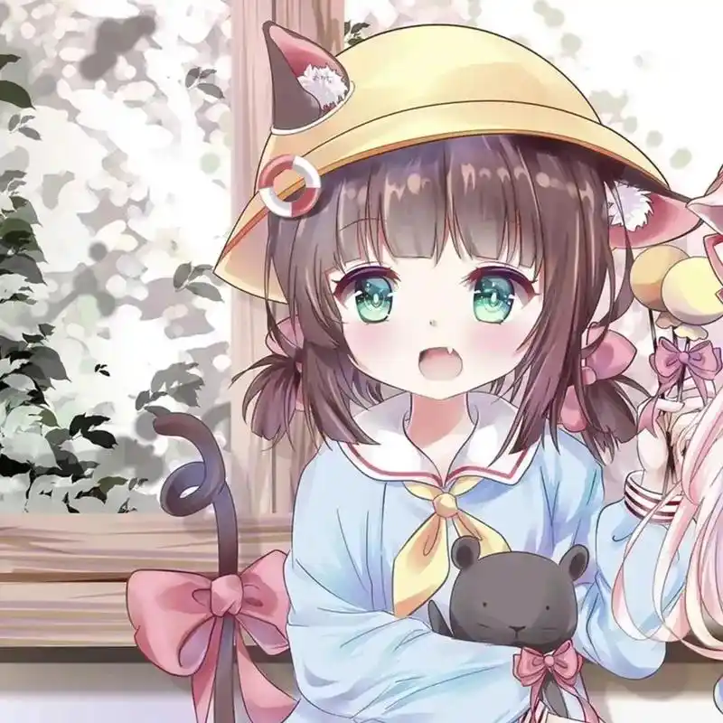 闺蜜头像#可爱头像女卡通呆萌 #动漫少女 #二次元  - 抖音