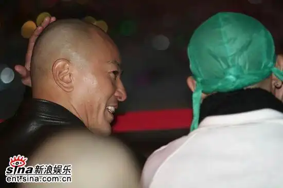 图文霍元甲聚首庆典郑伊健的光头