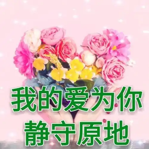 亲爱的我爱你静待一场春暖花开的美丽你不来我怎舍得离去