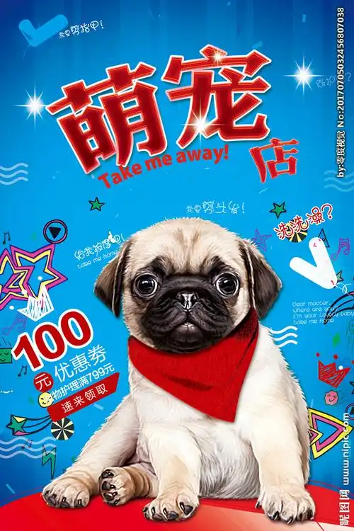 萌宠时尚海报图片