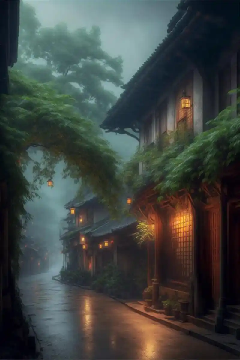 你可以作诗了.烟雨江南#ai绘画;#kk画廊;@kk画廊  - 抖音