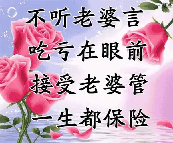 老婆大人我爱你!