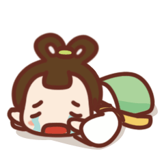 嫦娥哭闹撒娇萌萌哒gif动图_动态图_表情包下载_soogif