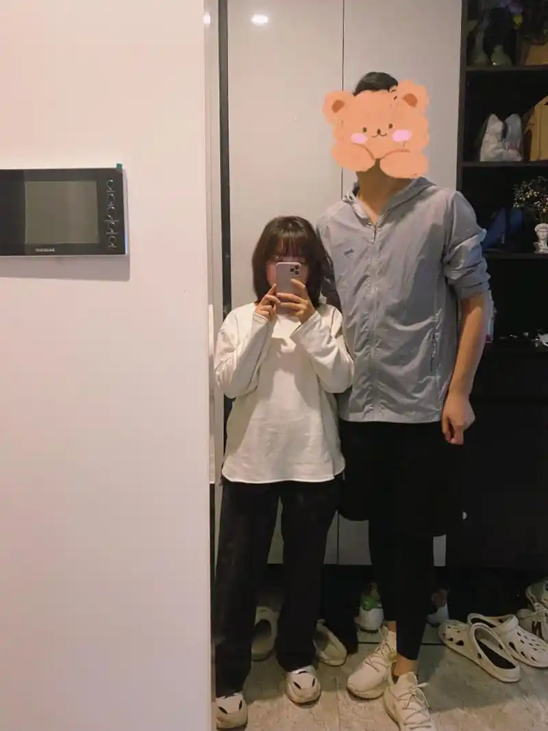 141-183夫妇日常 去夜跑 #小个子穿搭# #最萌身高差