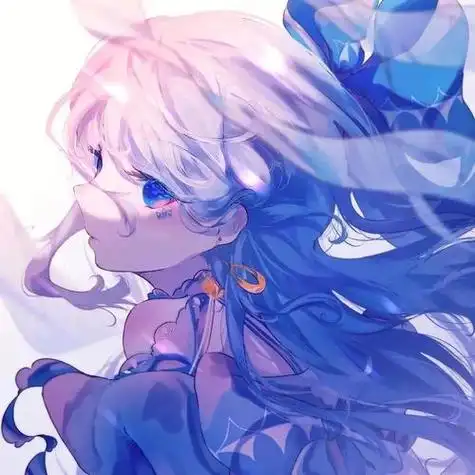 团体头像一组美到绝的蓝紫色动漫闺蜜多人头像太太太好看啦