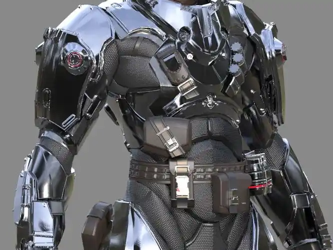 科幻战士warrior渲染