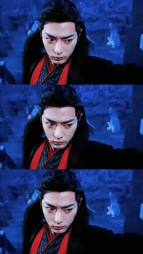 肖战#下眼睑一抹红绝了!邪魅亦邪美