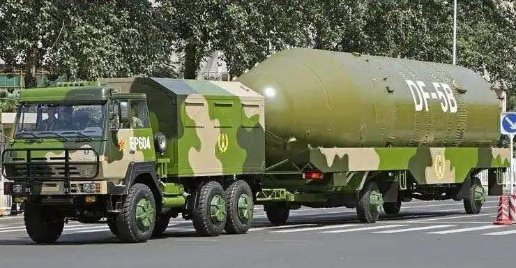 东风5c洲际弹道导弹再次震动全球!