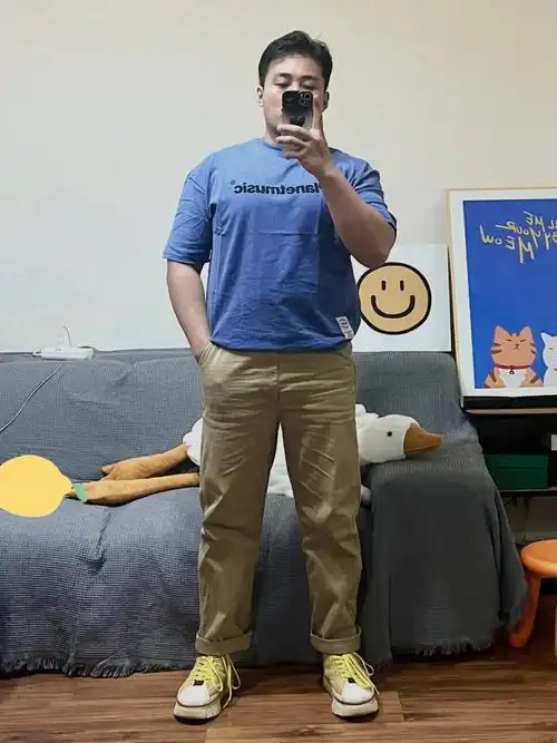 175cm195斤壮壮男生的日常穿搭