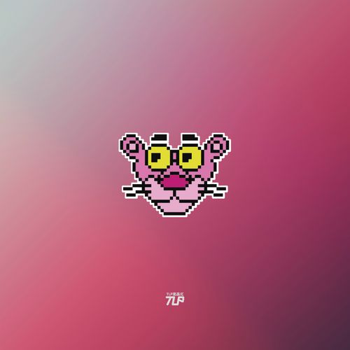 tlp反光车贴 粉红豹顽皮豹pink panther头像时尚潮流卡通贴纸防水