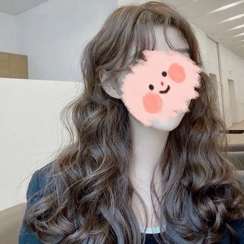 法式烫发 蛋卷头 中长发烫发 春夏浪漫卷发 木马卷 93想要自然又