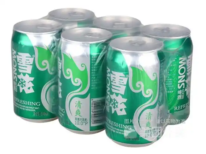 听装雪花啤酒图片