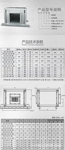 绿岛风空调风柜静音风机商用管道箱式离心风机大风量2000~10000