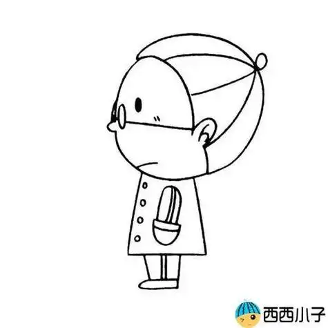 侧面人物简笔画女孩侧面人物简笔画男孩竞价网