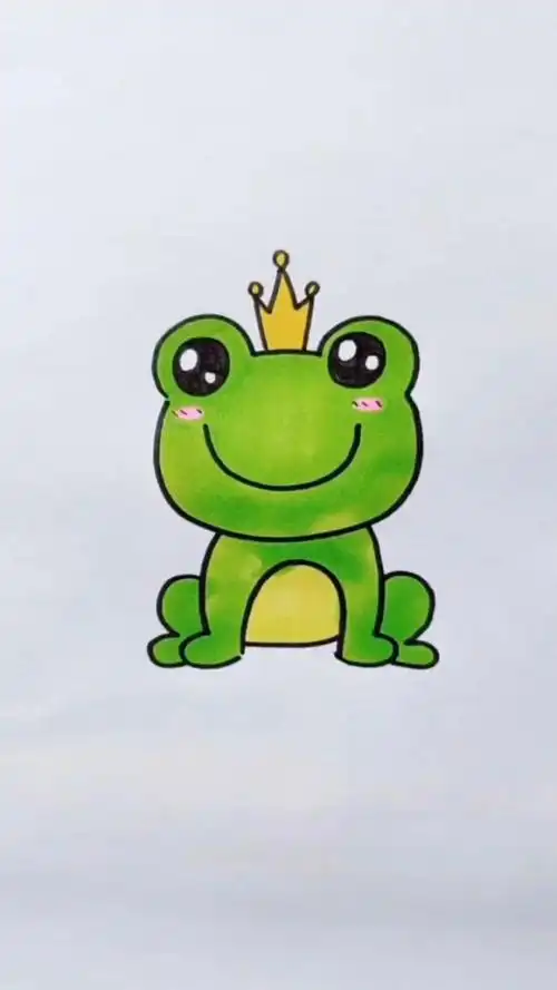 小青蛙简笔画