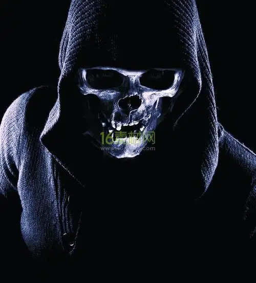 恐怖骷髅头高清图片