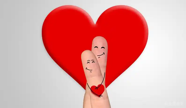 高兴_手指_情侣_相爱_庆贺_情人节_幸福伴侣_高清图片_全景视觉