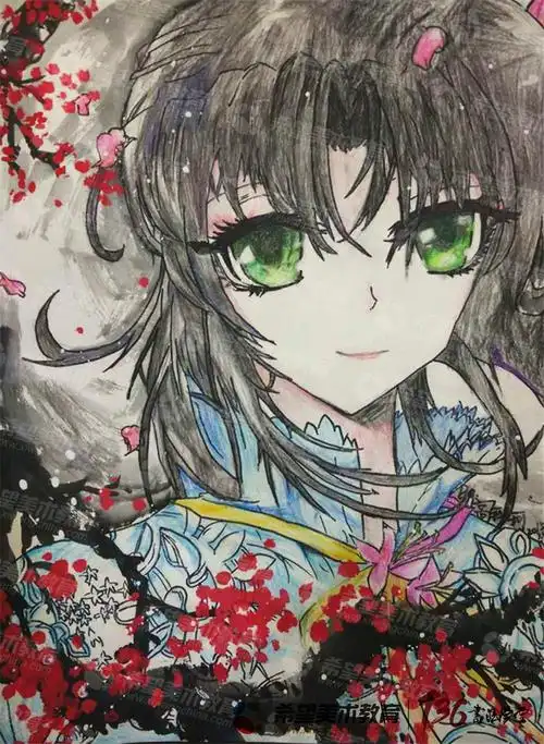 10岁～12岁画动漫人物高清图片(附专业老师点评)