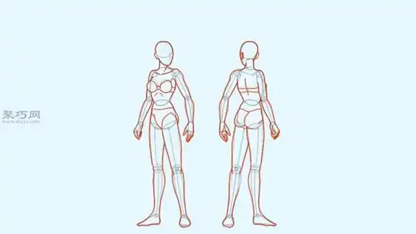 画女性身体的技巧教你女性身体的画法