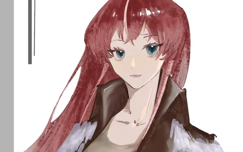 一个立绘 服设稿