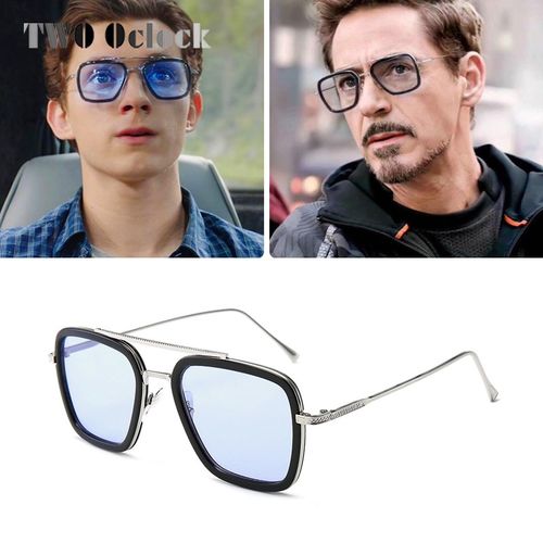 tony stark sunglasses men vintage retro mens glasses iron