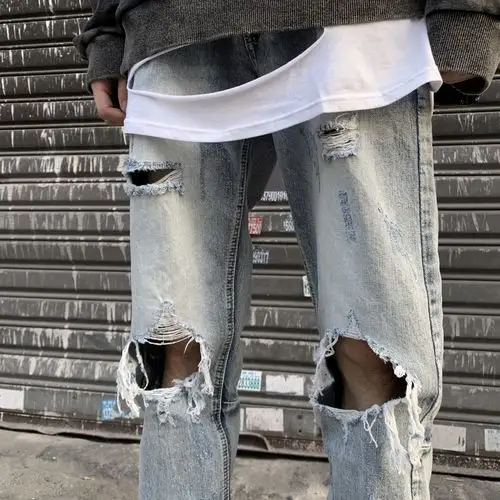 共6403 件裤子男修身乞丐裤相关商品