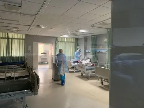 我们才到咸宁时,和咸宁的老师们一起在咸宁市中心医院感染科工作