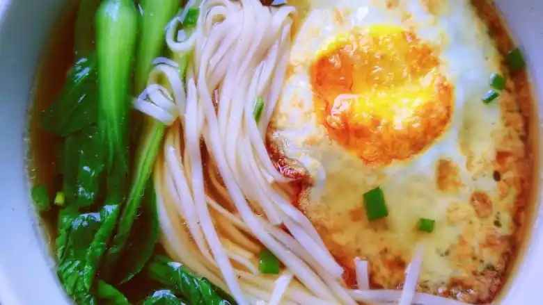 青菜鸡蛋面