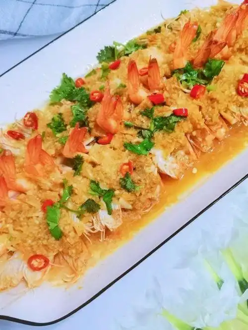 巨好吃蒜蓉粉丝开背虾绝绝子