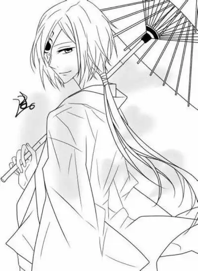 夏目友人帐||动漫||二次元||橡皮章素材||黑白