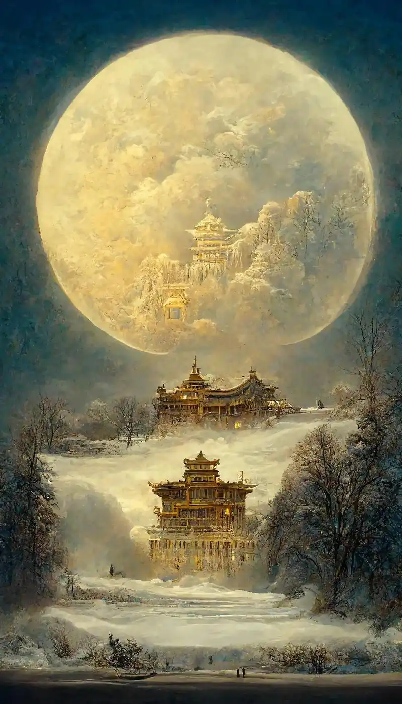 用你现有文化描述此景#国风古韵 #人间仙境美如画 #唯美意境 - 抖音