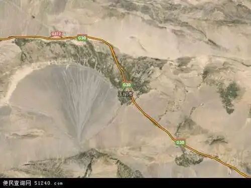 玉门市卫星地图 - 玉门市高清卫星地图 - 玉门市高清航拍地图 - 2021