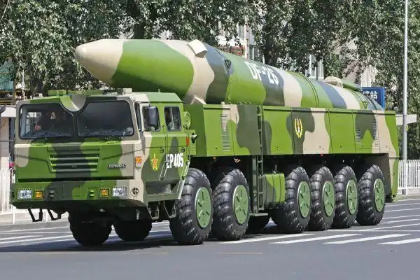 资料图:"东风"-26导弹.