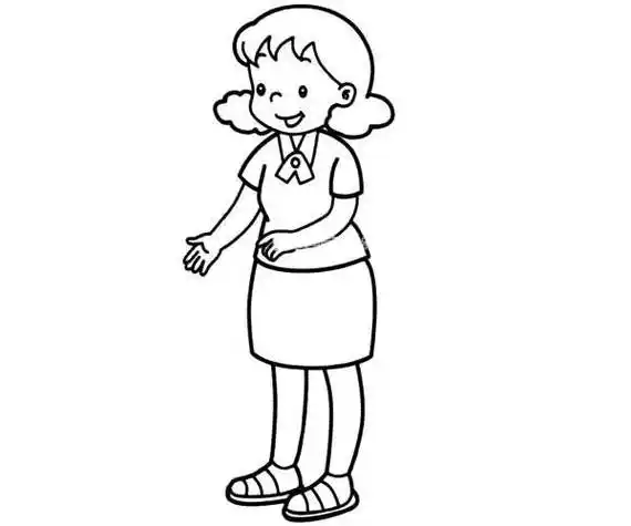 妈妈简笔画简单又漂亮妈妈人物形象简笔画简单的妈妈简笔画步骤这是一