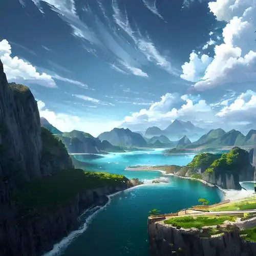 简单干净风景头像