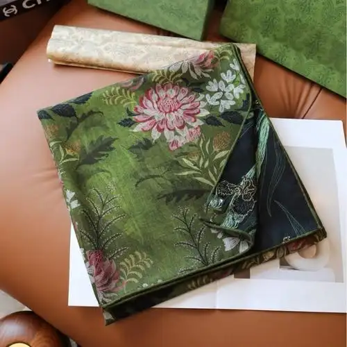 墨绿色双面双色真丝羊绒围巾女140cm披肩两用空调房丝巾-阿里巴巴