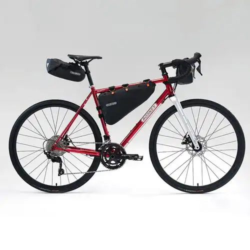 boskey不死骑archer越野砾石钢架公路碳纤维前叉长途旅行自行车