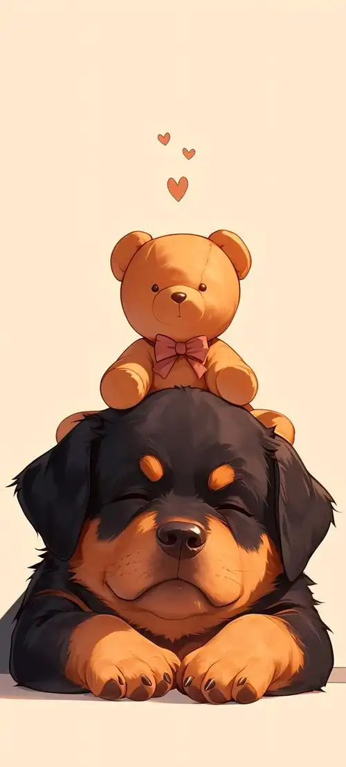 手机壁纸超级可爱超萌狗狗壁纸图片一键换上