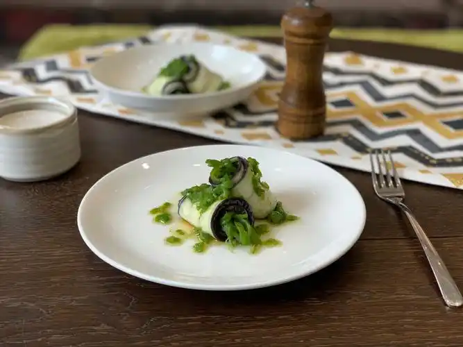 低油少脂瘦身少不了青椒茄子卷纯素菜小白也能学会的精致菜