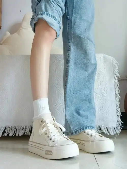 几十r的高帮帆布鞋也能这么好穿63