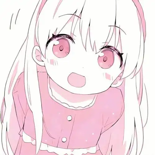 粉色二次元软妹头像