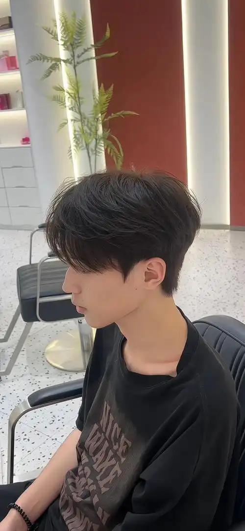 少年感微分碎盖#韩式气垫烫|||男生一定