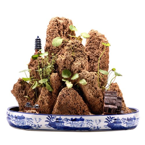 石光小站 吸水石 上水石 盆景假山奇石微景观家居装饰艺术摆件可选图